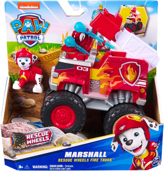 Транспортний засіб Spin Master Paw Patrol Rescue Wheels Themed Vehicles Marshall (778988452851)