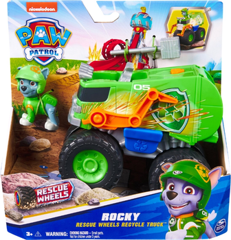 Транспортний засіб Spin Master Paw Patrol Rescue Wheels Themed Vehicles Rocky (778988453384)