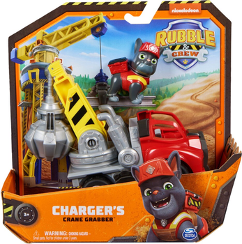 Транспортний засіб Spin Master Paw Patrol Rubble & Crew Charger's Crane Grabber (778988456965)