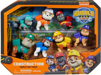 Набір фігурок Spin Master Paw Patrol Rubble & Crew Construction Family Gift Pack (778988467206)