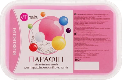 Парафин витаминизированный "Bubblegum" для рук и ног - ViTinails 800g (955253-1215097-2)