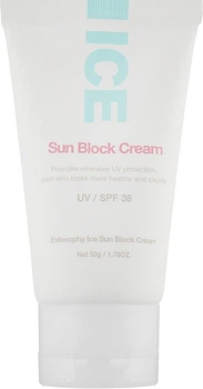 Сонцезахисний крем для обличчя - Estesophy Ice Sun Block Cream UV/SPF 38 50g (50g) (1014768-1344282-2)