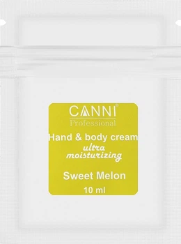 Крем ультраувлажняющий для рук и тела "Сладкая дыня" - Canni Hand & Body Cream (саше) 10ml (1161427-1549303-2)