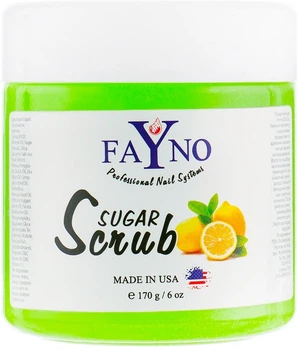 Цукровий скраб для тіла "Лимон" Fayno Sugar Scrub 170g (903068-819382-2)