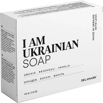 Твердое мыло с ароматом орхидеи, пачули, ванили - I Am Ukrainian 110g (1134692-1513258-2)