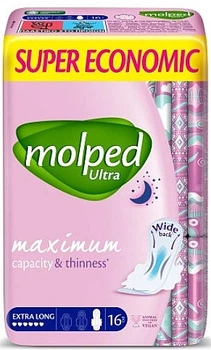 Гигиенические прокладки Ultra Night Super Economic, 6 капель, 16 шт - Molped 16шт (1267765-146963)