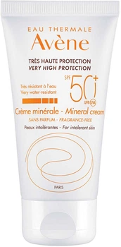 Солнцезащитный крем с минеральным экраном Avene Solaires Mineral Cream SPF 50+ 50ml (540653-524938-2)