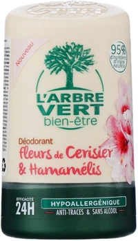 Дезодорант з екстрактами квітів вишні та гамамелісу L'Arbre Vert Deodorant 50ml (878971-796890-2)