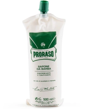 Крем для гоління з ментолом та евкаліптом Proraso Shaving Cream Menthol & Eucalyptus 500ml (819899-742952-2)