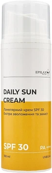 Ламелярний крем SPF 30 екстра зволоження та захист - Epilax Silk Touch Daily 100ml