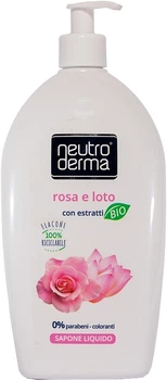 Рідке мило з органічними екстрактами Лотоса та Троянди - Neutro Derma Rosa e Loto 1000ml (1163368-1551611-2)