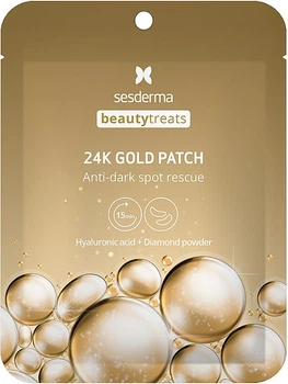 Гідрогелеві патчі для очей SesDerma Beauty Treats 24k Gold Patch Anti-Dark Spot Rescue 2шт (2шт) (898700-911138-2)