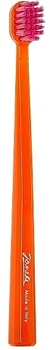 Зубная щетка средней жесткости, оранжевая с розовым - Janeke Toothbrush (1172774-4777435)