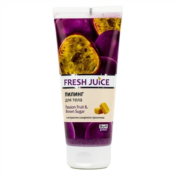 Пілінг для тіла з екстрактом цукрової тростини Fresh Juice Passion Fruit & Brown Sugar 200ml (651167-561072-2)