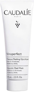 Маска-пілінг гліколева для обличчя Caudalie Vinoperfect Glycolic Peel Mask 75ml (912196-1034615-2)