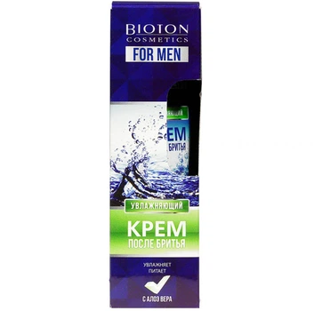 Крем после бритья "Увлажняющий" с алоэ вера Bioton Cosmetics For Men 75ml (811696-732031-2)