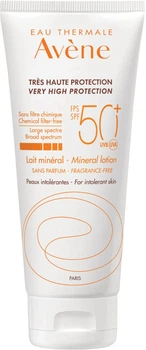 Сонцезахисний лосьйон з мінеральним екраном Avene Very High Protection Mineral Lotion SPF 50+ 100ml (100 мл) (697268-620103-2)