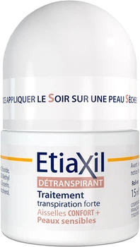 Антиперспірант тривалої дії для чутливої ​​шкіри Etiaxil Detranspirant Confort+ Peaux Sensibles Aisselles Roll 15ml (15 мл) (917284-842826-2)