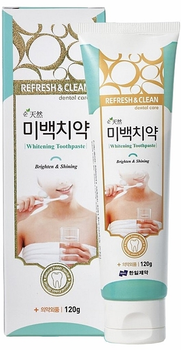 Зубная паста отбеливающая - Hanil Refresh & Clean Dental Clean Whitening Toothpaste 120g (1190937-1985935396-2)