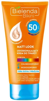 Солнцезащитный крем для лица Bielenda Bikini Perfecting Tinted Face Cream SPF50 50ml (844208-767056-2)