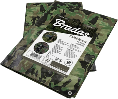 Тент Bradas CAMOforest 2х3м 90 г/м² Камуфляж (PLCF902/3)
