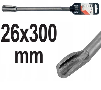 Лопатка Для Штробы на Перфоратор SDS-Max 26 х 300 мм YATO (YT-47331)