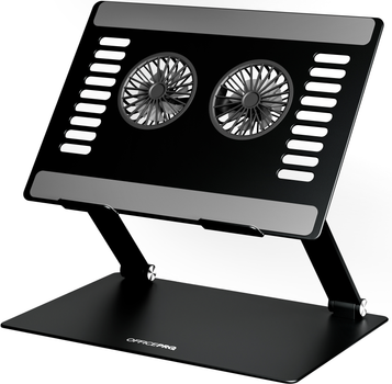 Охолоджуюча підставка для ноутбука OfficePro LS122B Aluminum alloy Black