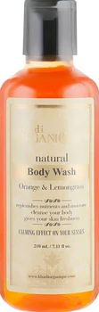 Натуральний аюрведичний гель "Апельсин і лемонграс" - Khadi Organique Orange & Lemongrass Body Wash 210ml (750375-31155672)