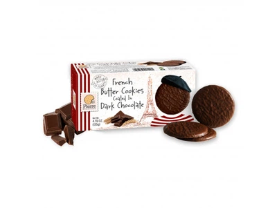 Печиво французьке вершкове з чорним шоколадом Pierre Biscuiterie 135 г (17892346)
