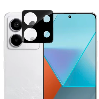 Захисне скло 3D на задню камеру для Xiaomi Redmi Note 13 Pro 5G / Poco X6, Black