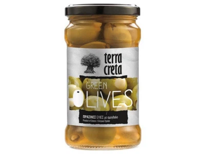 Оливки зелені з мигдалем Terra Creta 315 мл (17120778)