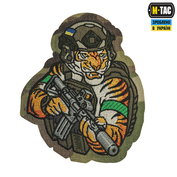Нашивка M-Tac Tiger (вышивка) Multicam/RG/Green