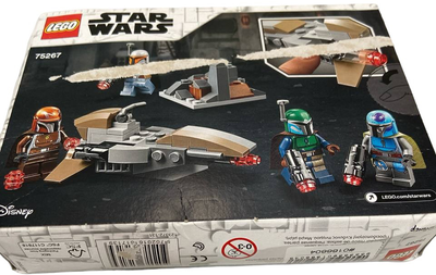 Zestaw klocków LEGO Star Wars Zestaw bojowy Mandalorianina 102 elementy (75267) (955555901666048) - Outlet