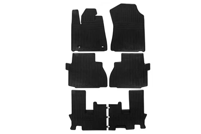 Резиновые коврики (3 ряда, Stingray Premium) для Toyota Sequoia 2007-2022 гг