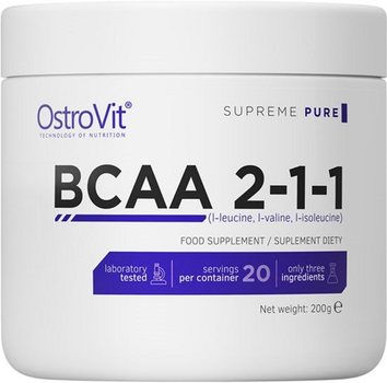 ВСАА OstroVit BCAA 2-1-1 Instant 200 г Натуральний (5902232619904)