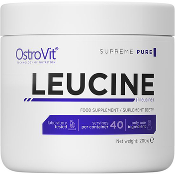 Амінокислоти OstroVit Leucine 200 г Без смаку (5902232611236)