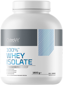 Протеїн OstroVit 100% Whey Isolate Лісові ягоди 1800 г (5903933909615)