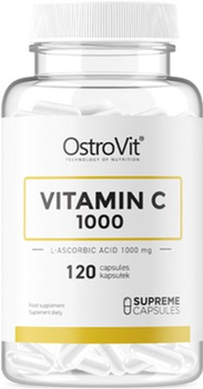 Suplement diety OstroVit Witamina C 1000 mg 120 kapsułek (5903246229806)