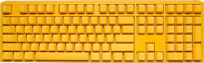 Клавіатура дротова Ducky One 3 Yellow RGB LED MX-Silent-Red 100042984 (WLONONWCRA180)