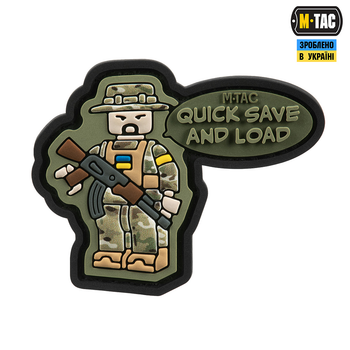 Нашивка Save Quick MC M-Tac (PVC)
