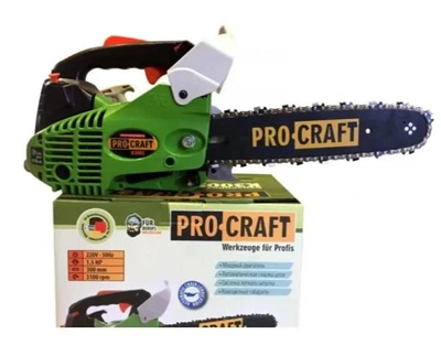Бензопила цепная Procraft K300S (300 мм, 3/8"), Бензиновая пила для дома и сада Прокрафт