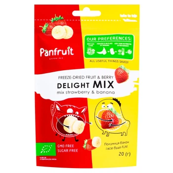 Полуниця та банан сублімовані органічні Panfruit (19802801)