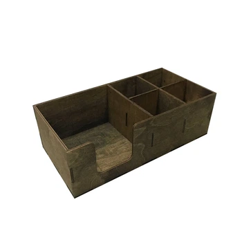 Органайзер для салфеток и специй DecorWood из дерева 30х15х9 см