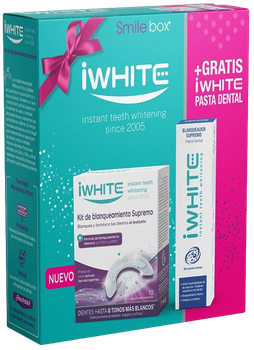 Zestaw do wybielania iWhite Supreme Pasta do zębów 75 ml i nakładki do wybielania zębów 10 szt (5425012535879)