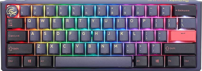 Клавіатура дротова Ducky One 3 Cosmic Blue Mini RGB LED MX-Speed-Silver 100043161 (WLONONWCRA368)