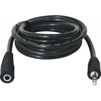 Кабель AUX Audio TRS M/F 1.5м JACK02-05 чорний Defender