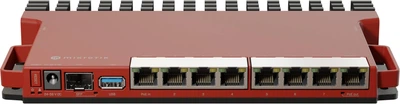 Маршрутизатор Mikrotik L009UiGS-RM, 800MHz CPU, 512MB RAM, 128MB NAND, 8x1G Ethernet ports,1xSFP (2. (L009UiGS-RM)