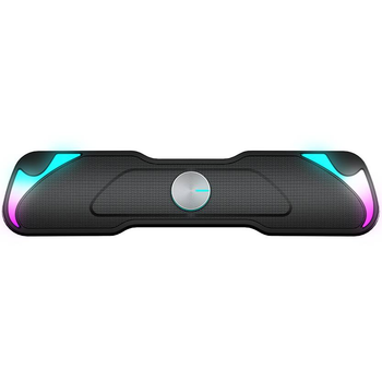 Комп'ютерні колонки саундбар 2.0 XTRIKE ME SK-406 6Вт LED USB Black