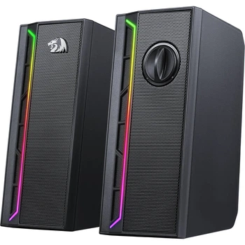 Комп'ютерні колонки 2.0 Redragon Calliope RGB USB+3.5мм Black (71791)