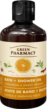 Масло для ванны и душа Green Pharmacy Кориця та Солодкий апельсин 250 мл (4823015945182)